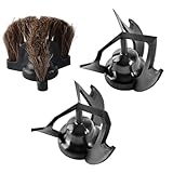 Coffee Cleaning Brush Tools Replacement Pack of 3pcs Espresso Machine 58mm Portafilter Basket Cleaning Brush Tool Compatible for RODJET BAR/QuinSpin/CAFEMASY Automatic Portafilter Cleaner Machine