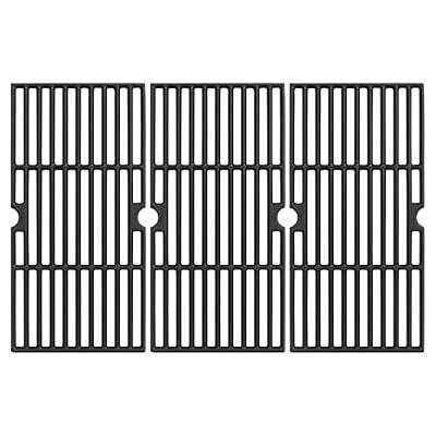 Grill Grates for Charbroil Advantage 4 Burner 463343015 463344015 463344116, Gas2coal 463340516 Gas Grill, Grill Grids for Char-Broil 463336016, Replacement for G467-0002-W1 Cast Iron Cooking Grids