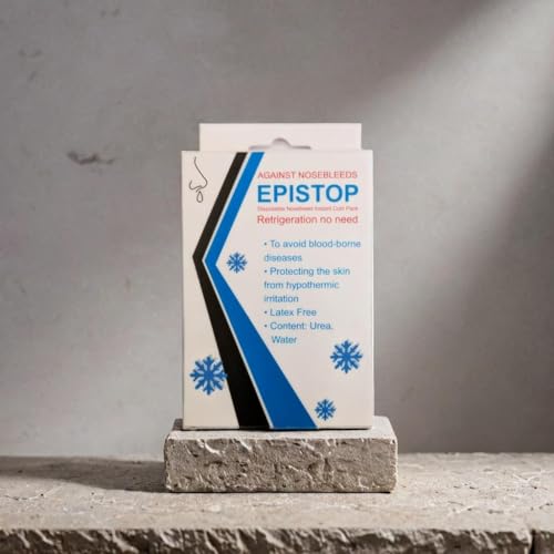 Epistop Instant Cold Pack for Nosebleeds, No Refrigeration Needed, Latex-Free