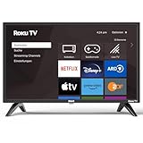 【Dolby Audio】: Der RCA ROKU-Fernseher ist mit Dolby Digital-Soundeffekten und hochwertigen Doppellautsprechern ausgestattet, sodass Sie satten Stereoklang und virtuellen Surround-Sound genießen können.