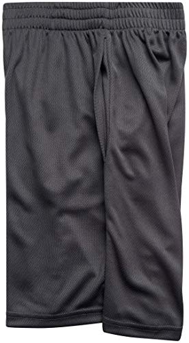 Galaxy By Harvic Boys Active Shorts – 3 Pack Performance Mesh Gym Shorts For Boys - Kids Athletic Shorts With Pockets (S-Xl), Size Large, Black/Charcoal/Navy #TOP2