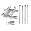 Grill Replacement Parts for Charbroil Performance 4 Burner Gas Grill Parts G470-0004-W1A G470-5200-W1 463342118 463342119 Char Broil G321-4C00-W1 463377319 463332718 463376017 Heat Tent Burner Tube