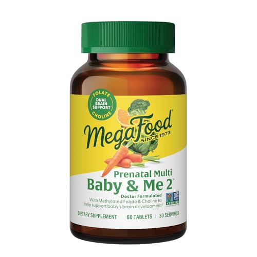 Product Image of the MegaFood Baby & Me 2 Prenatal Vitamin and Minerals - Vitamins for Women - with...