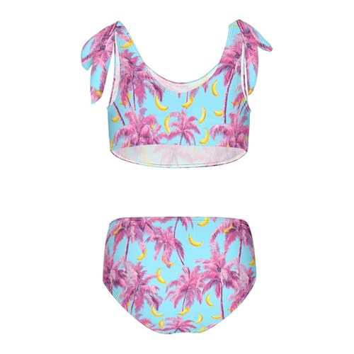 Image of Boccsty Cute Crab Red Blue Girls Swimsuits Kids Bikini Sets 2 Pcs Bathing Suit for 3T
