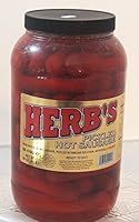 Algopix Similar Product 2 - Herbs RED HOT Pickled Sausage 1 Gal