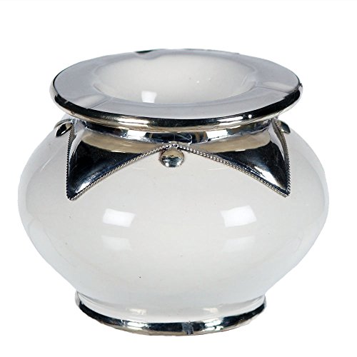 albena Marokko Galerie 20-107 Zupin cenicero marroquí cenicero de la tormenta ø 13cm / 9 cm cerámica Negro