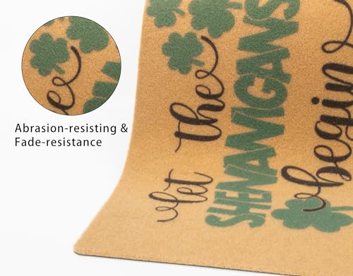 Paillasson Saint-Patrick en coco synthétique, cadeau déco parfait
