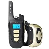 GLEADING Collar de Adiestramiento para Perros, Recargable y Resistencia al Agua de IP67, Mando a Distancia de Rango de 1000 Metros con Modo de Sonido, Eficiente y Vibración