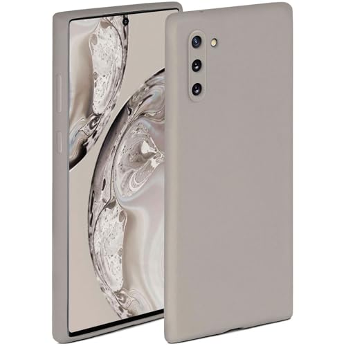 Coque silicone Samsung Note 10 flexible taupe protection antichoc