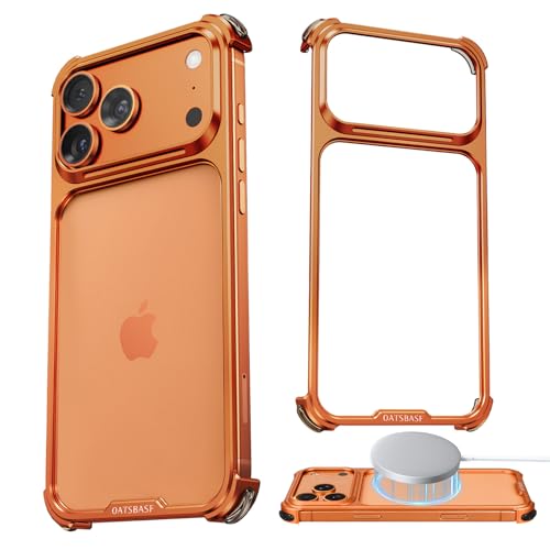 Coque iPhone 17 Pro Max ultra fine orange cosmique pour le quotidien