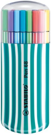 Premium Felt Tip Pen - STABILO Pen 68 - ColorParade - 20 pcs - Assorted Colours