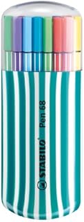 Premium Felt Tip Pen - STABILO Pen 68 - ColorParade - 20 pcs - Assorted Colours