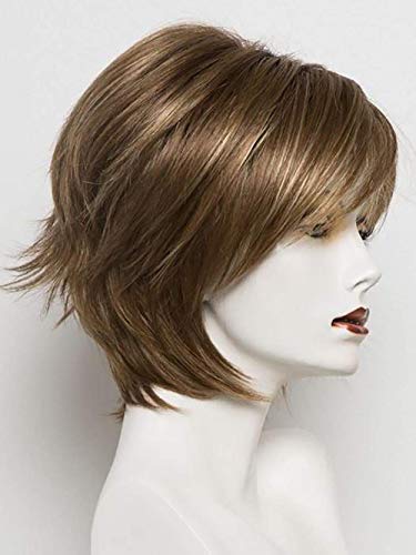 Akkya Pixie Cut Short Blonde Wig for Women Natural Looking Wigs Mixed Highlight
