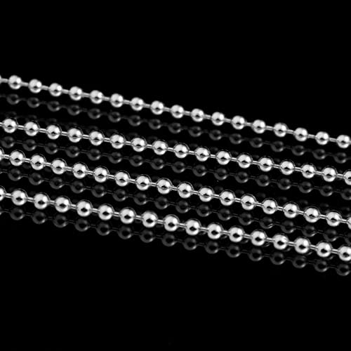Chaîne collier pour femmes 2 mm de 75 cm anti-nœuds robuste - 4