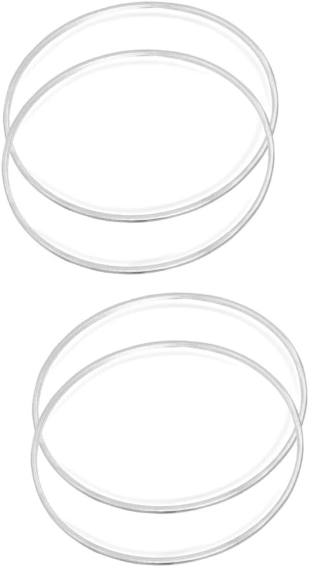 VANZACK 8 Inch Double-Layer Drum Heads Covers 2 Drum Replacement Covers for Percussion Instruments