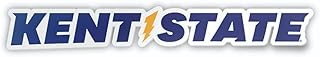 NCAA Officially Licensed Wordmark Style Car Decals and Bumper Stickers (Kent State University - Full Color)