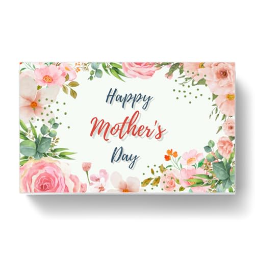 Earth Link 母の日 メッセージカード 50枚 名刺サイズ ミニ カード サンキュー ありがとう シャビー スクラップブッキング ギフト 花柄 感謝 バラ カーネーション