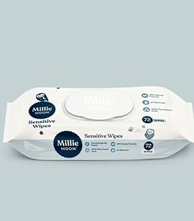 Millie Moon Sensitive Baby Wipes - Plant Based (72)