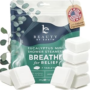 Shower Steamers Aromatherapy – USA Made with Natural Ingredients & Eucalyptus Essential Oil, Large Shower Bombs, Relaxation Spa Gifts for Women & Men, Unique Self Care Gifts