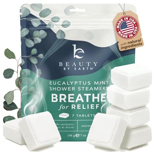 Shower Steamers Aromatherapy - USA Made with Natural Ingredients & Eucalyptus Essential Oil, Christmas Stocking Stuffers for Men & Women, Large Shower Bombs, White Elephant Relaxation Spa Gifts