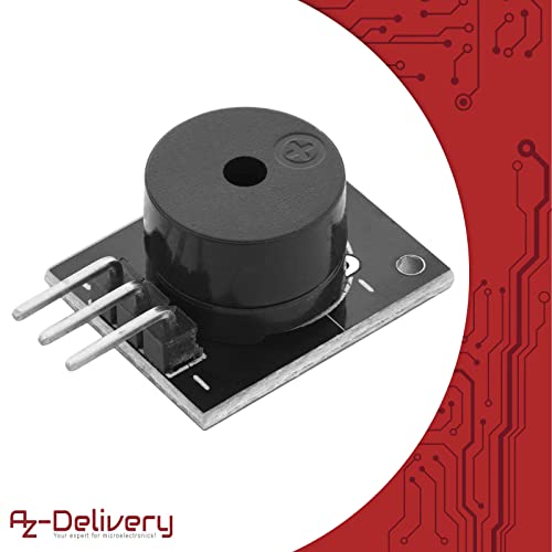 AZDelivery 3 x KY-006 Modulo di Allarme Passivo