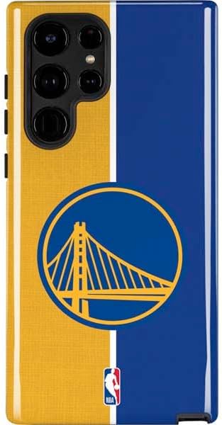 Skinit Impact Phone Case Compatible with Galaxy S25 Ultra - Officially Licensed NBA Golden State Warriors Canvas Design