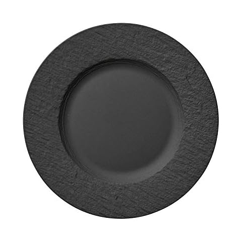 Villeroy & Boch - Manufacture Rock Speiseteller, 27 cm, Premium Porzellan Cover