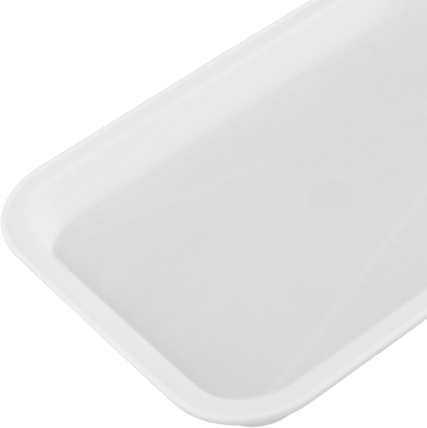 30 PCS Plastic Serving Trays, 15.7'' x 5.9'' Rectangle Food Plate, Reusable White Serving Platters for Cookie, Appetizer, Charcuterie, Snack, Dessert, Fruit