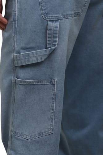Image of Louis Philippe Men's Loose Mid Rise Jeans