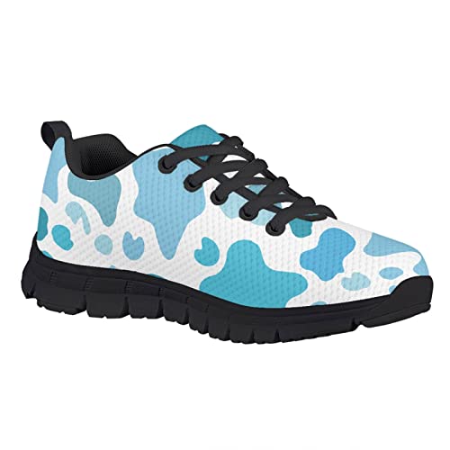 Yzaoxia Kids Tennis Shoes Girls Running Sneakers Lightweight Breathable Hiking Sneakers Casual Walking Shoes Black Sole Non-Slip Shoes for Child Size 11-52