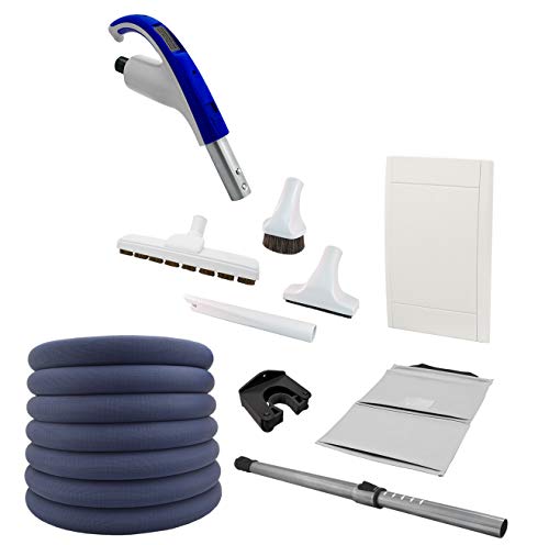 Retraflex Retractable Hose System PLUS for Central Vacuum Cleaners 18.3m length