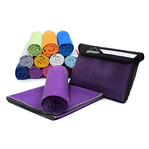 gipfelsport Toalla de Microfibra | 11 - Lila | M(110x50cm) Cover