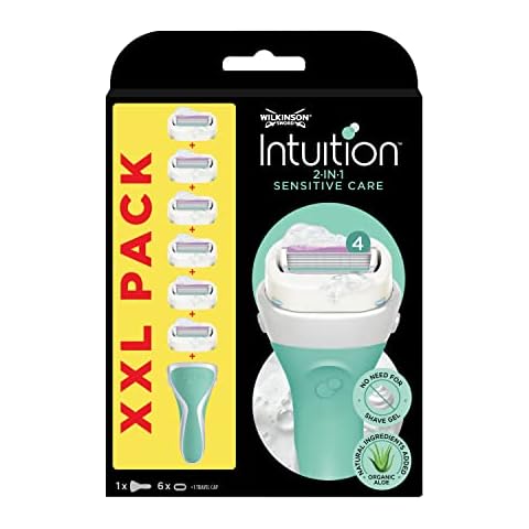 Wilkinson Sword - Intuition Sensitive Care - Cuchillas de Afeitar para Mujer Cover