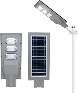 Sun Power 90W Solar LED Street Light with PIR Sensor, Grey