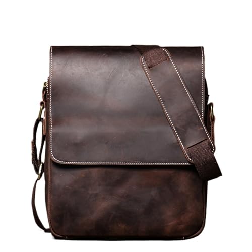 Sac à bandoulière en cuir pour hommes au design vintage classique et finitions premium