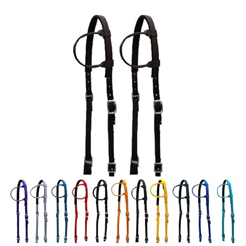 Cabecera deslizante para caballos ideal para rutas de campo y entrenamiento diario pack de 2