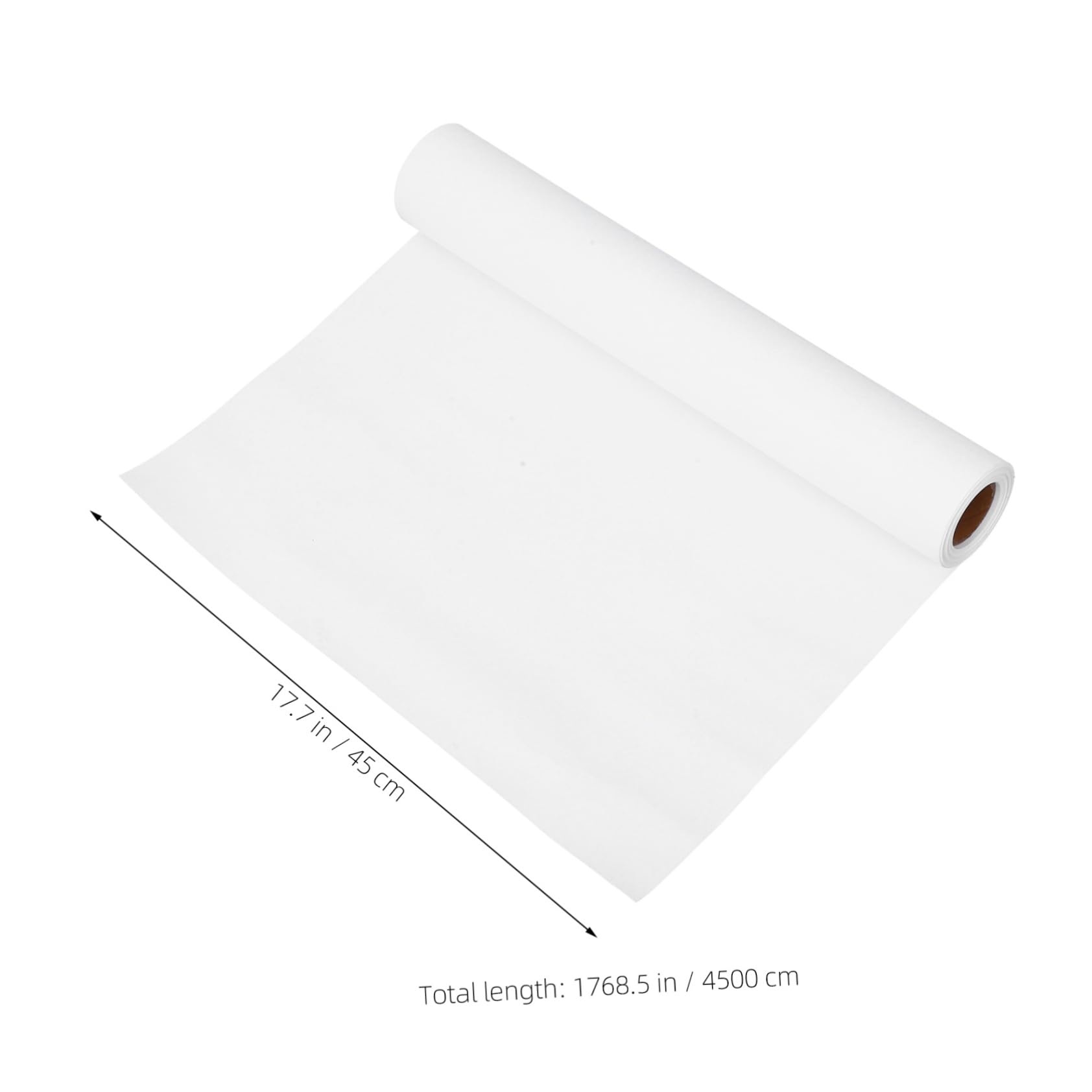 SHINEOFI Rouleau de Papier à Dessin Vierge Adapté à L’écriture Graffitis, Blanc, Carton, pour Garçon et Filles, pour Écoles et Maternelles