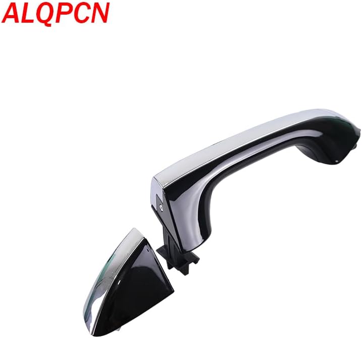 Rear Left Exterior Door Handle Chrome with Black Painted Compatible with Kia Optima 2016-2019