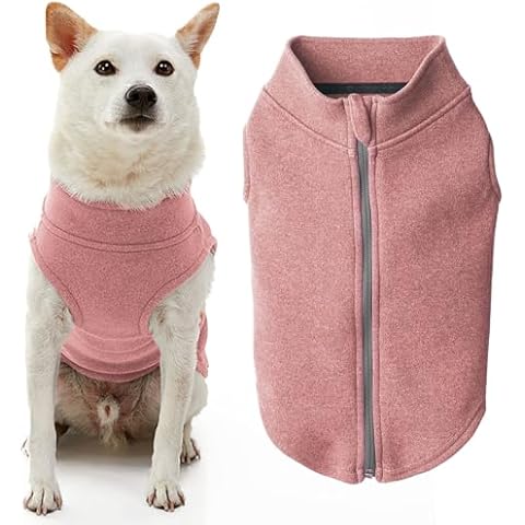 Gooby Pink Microfiber Fleece Dog Sweater Cover