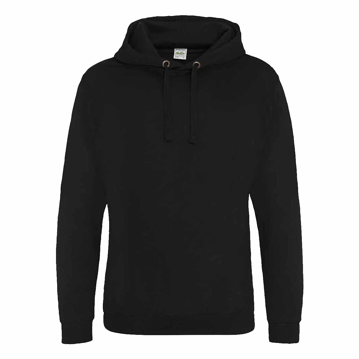 Just Hoods Unisex Noir Hooded Sweatshirt