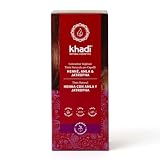 Henné Khadi amla et jatropha pour des cheveux rouge foncé intense