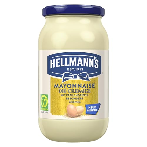 Bild: Hellmann's Mayonnaise Die Cremige besonders cremige Mayo mit Freilandeiern 430 ml f�r 3,49 EUR (-13%) statt 3,99 EUR bei amazon.de