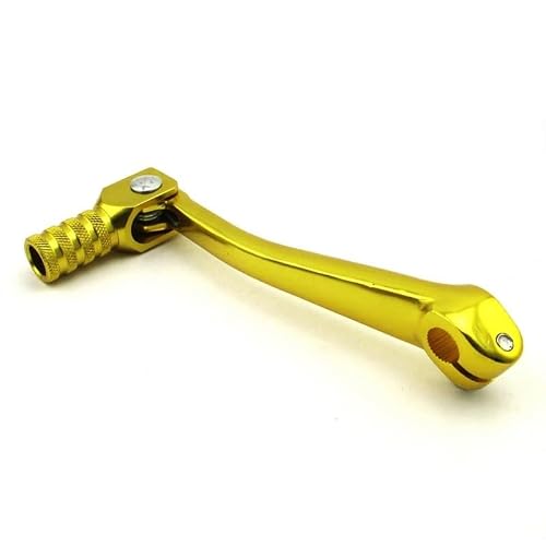 Ccqdgmd Gold 11Mm Aluminum Gear Shifter Lever For Pit Dirt Bike For Piranha For Lifan Yx Dhz 50Cc 70Cc 90Cc 110Cc 125Cc 140Cc 150Cc 160Cc(Gold)