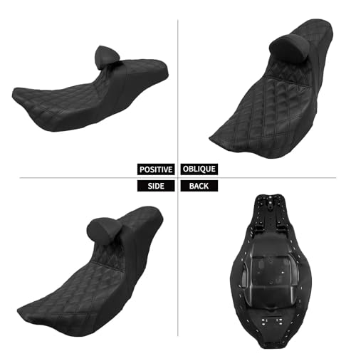 Asiento para moto dos conductores que elimina el dolor lumbar 2