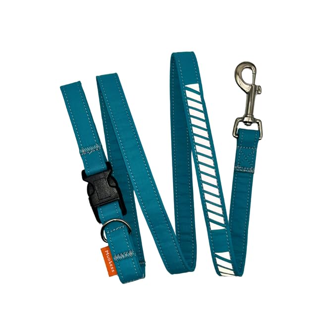 MUDLESS Reflective Waterproof Dog Leash with Buckle Handle