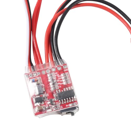 3PCS RC 20A Brushed ESC Motor Mini Speed Controller 2KHz Forward Reverse Brush Brake RC 2S for RC Car Boat Tank