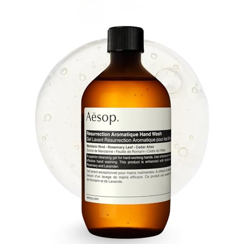 Aesop Resurrection Aromatique Hand Wash Refill - Gentle Cleanser with Orange Rosemary and Lavender Oils - 16.9 oz / 500 ml