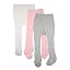 3 Pack White Pink Grey