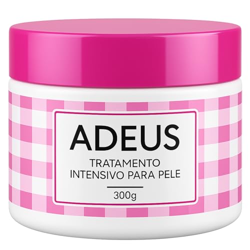 JINMAO Adeus Crema Brasilea Intensive Multifunctional Body Treatment Pink Stretch Mark Cream with Arnica Ginger Caffeine & Green Tea for Smooth Elastic Skin 300g