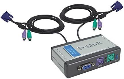 D-Link DKVM-2K 2-Port KVM Switch, Desktop, Built-in Cables image 2